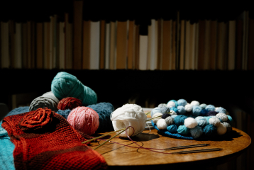 Odpoledne s pletením