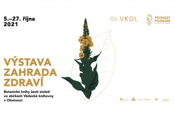Výstava – Zahrada zdraví. Botanické knihy šesti století ve sbírkách Vědecké knihovny v Olomouci začíná
