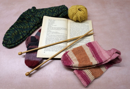 Odpoledne s pletením