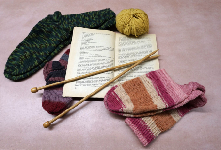 Odpoledne s pletením