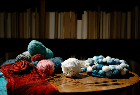 Odpoledne s pletením