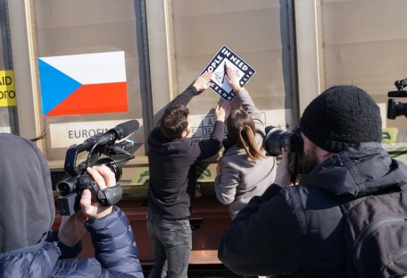Člověk v tísni a jeho pomoc ukrajinským uprchlíkům