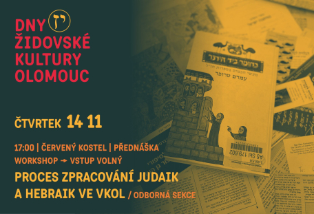 Dny židovské kultury – Proces zpracování daru judaik a hebraik ve VKOL
