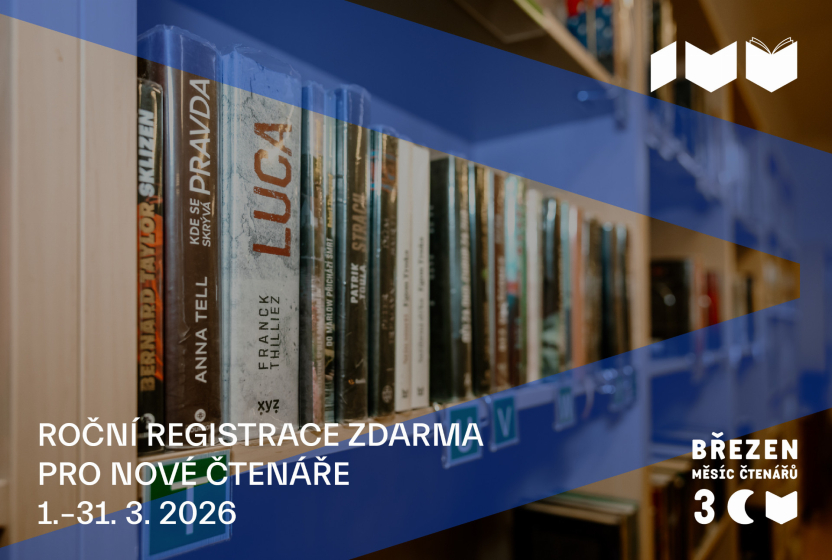 Roční registrace zdarma pro nové čtenáře